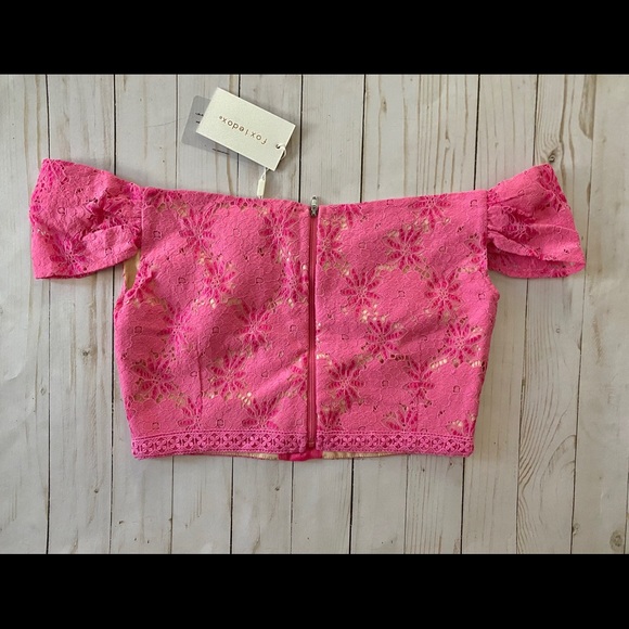 Anthropologie Foxiedox Antiqah Off Shoulder Top - Picture 2 of 2